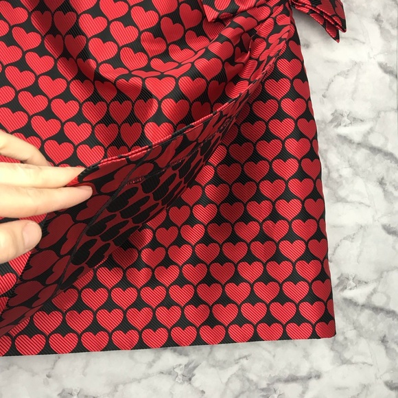 NWT J. Crew Red Hearts Skirt - Picture 4 of 8